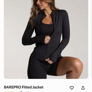 BAREPRO Black Fitted Jacket